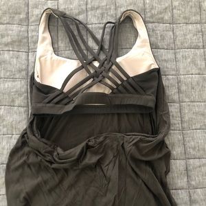 Lululemon Sz. 6 - Olive Green Free to Be Wild Tank